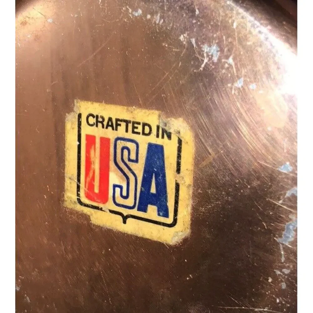 Vintage De La Cuisine Cheese‎ Shaker Copper Tone Made In USA